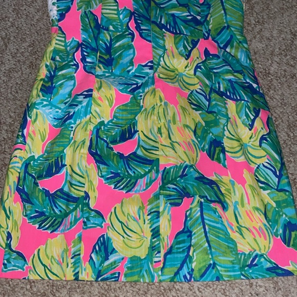 Lily Pulitzer Brynn dress in the color pink sunset - Picture 5 of 8